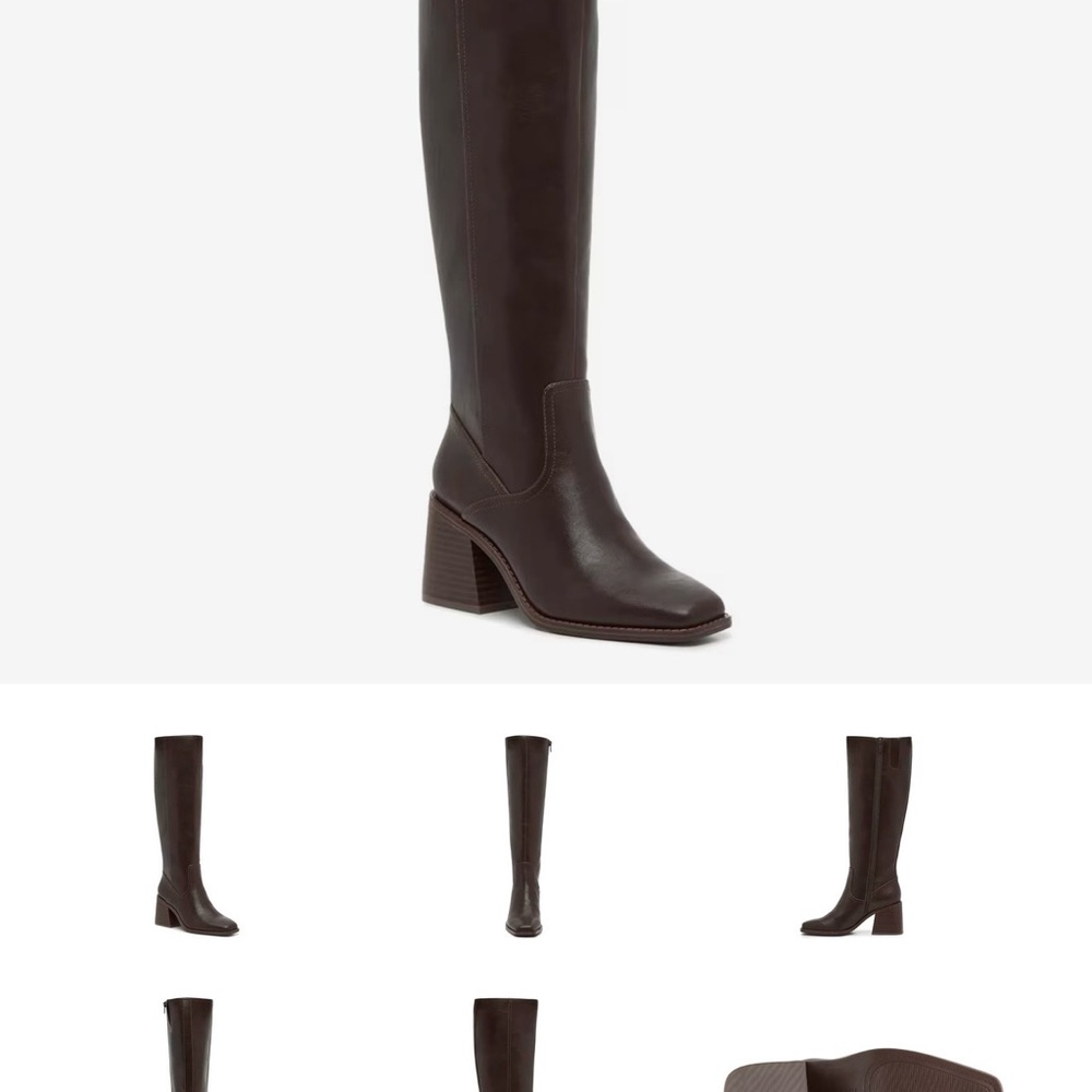 Elegant Brown Knee-High Boots